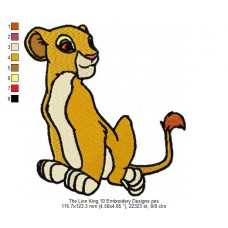 The Lion King 10 Embroidery Designs